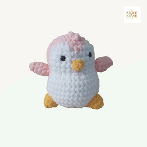 Crochet Plush Penguin Toy