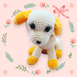 Toy Dominic the Dog plushie crochet