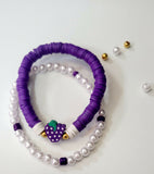 2 grape bracelets