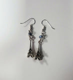 Paris jewelry earrings and keychain