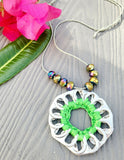 Soda tabs flower jewelry necklace earrings keychain