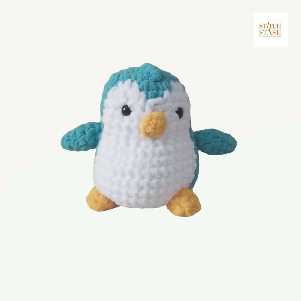 Crochet Plush Penguin Toy