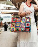 Crocheted Colorburst tote