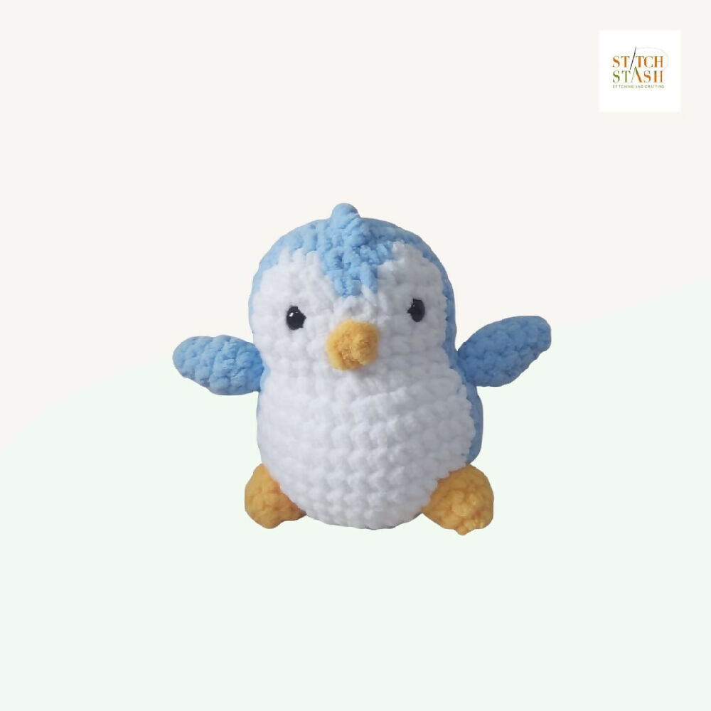 Crochet Plush Penguin Toy