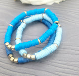 Polymer beads bracelet