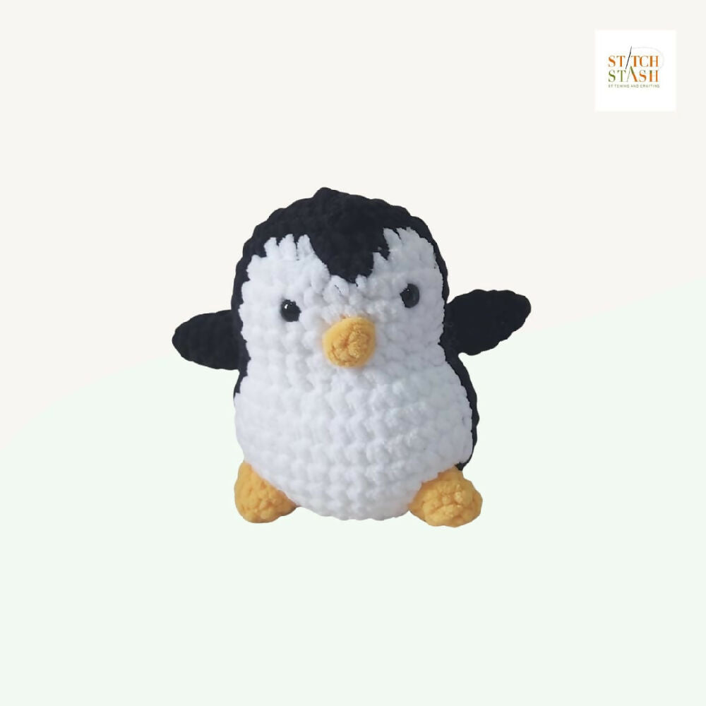 Crochet Plush Penguin Toy
