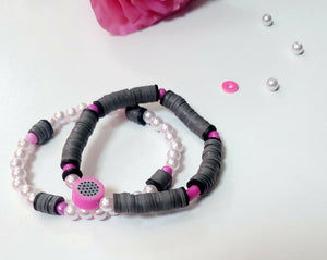 Dragon fruit duo bracelets