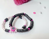 Dragon fruit duo bracelets