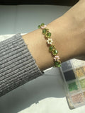 Graden beaded Daisy chain bracelet