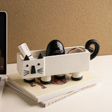 Wabi-sabi Cat Box (White) for bracelets, rings, keys