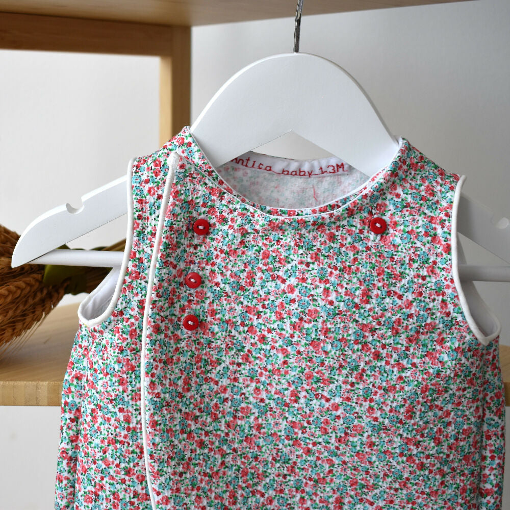 Flowery top and pouch (AB10-1) 2