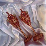 Red and Golden glasses