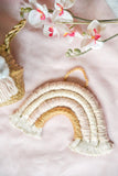 Strawberry Caramel Macrame Rainbow
