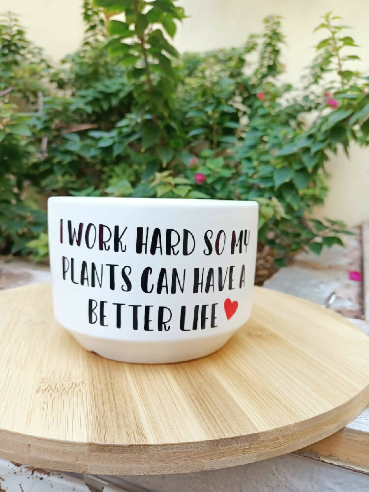 Customized Flower Pot - Small