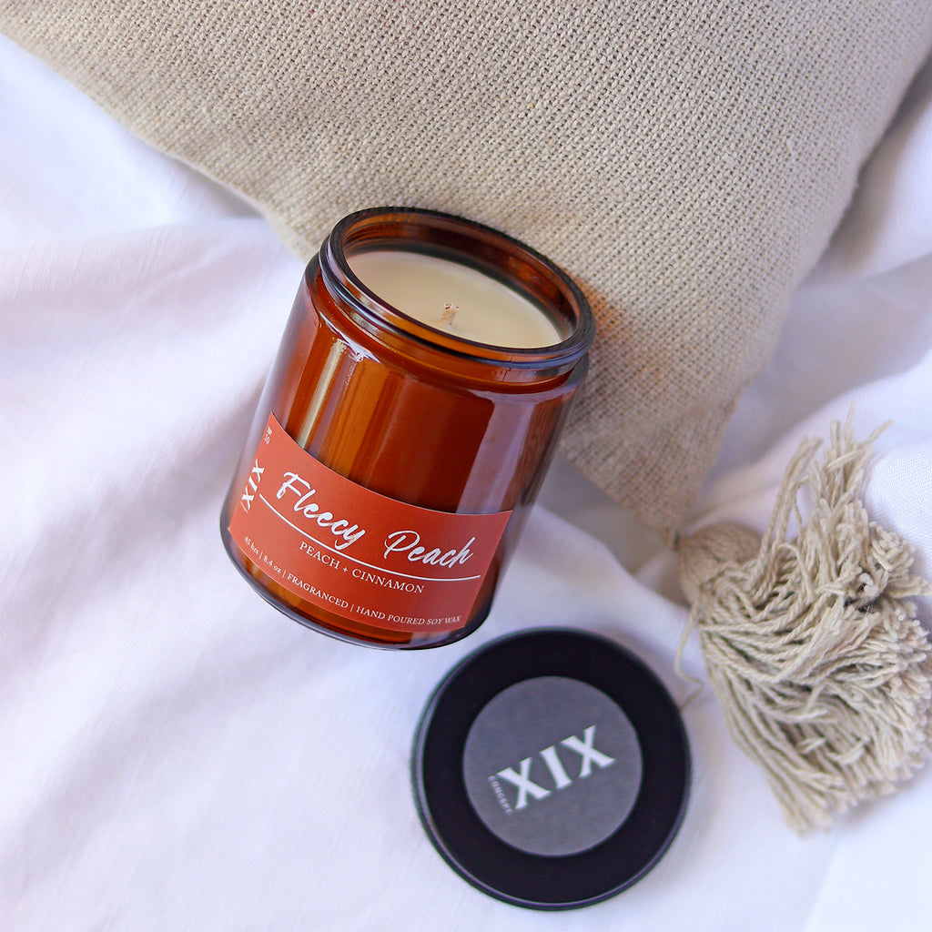 Fragranced Candle - Fleecy Peach