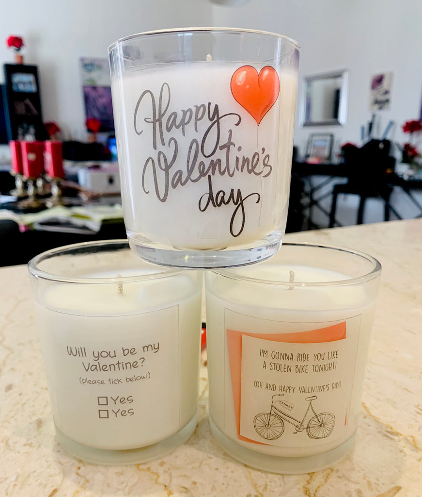 Valentine’s Day Scented Candles