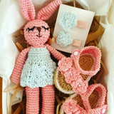 Crochet gift set/ handmade gift set for baby girl