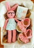 Crochet gift set/ handmade gift set for baby girl