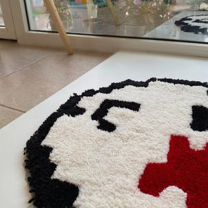 Super mario tufted rug