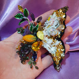 Brooch Autumn Butterfly
