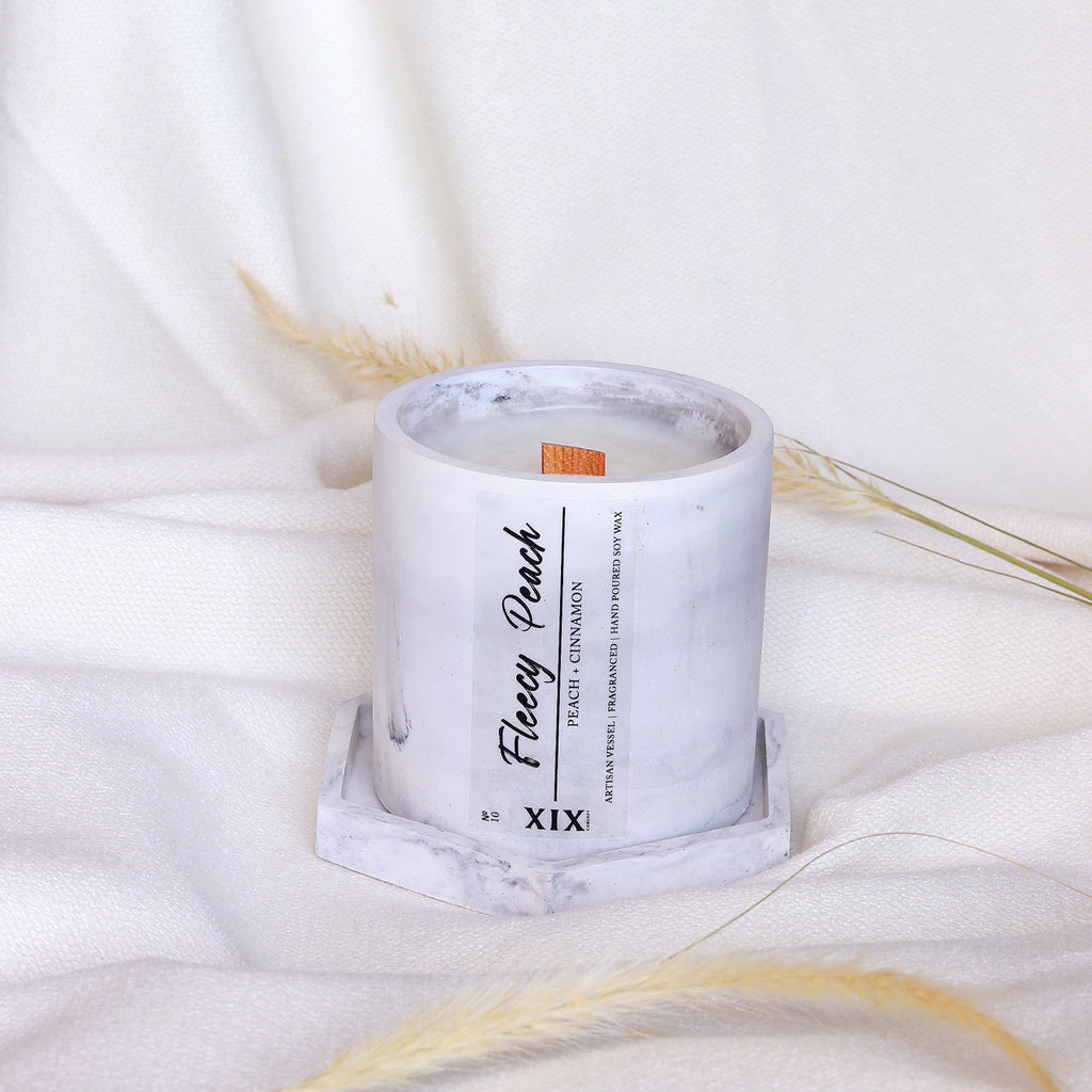 Fleecy Peach - Artisan Fragranced Candle