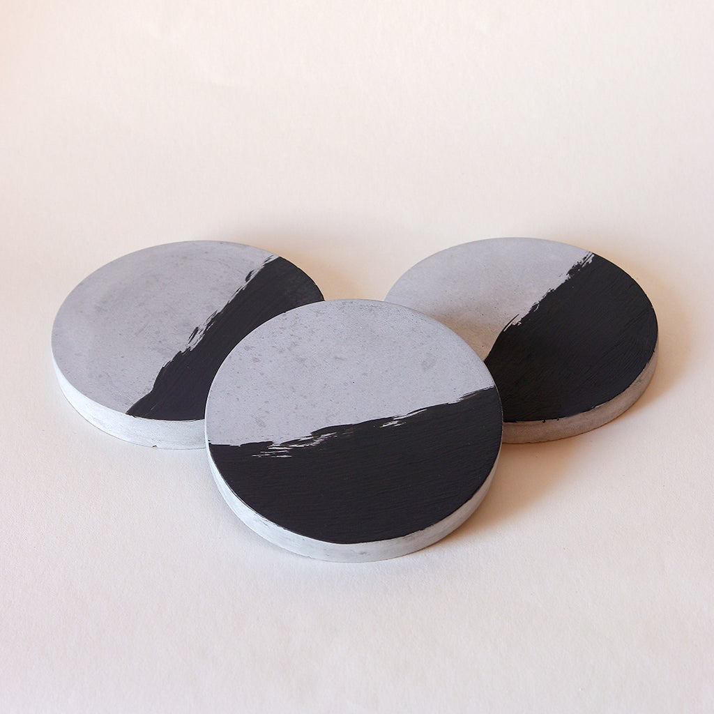 Artisan Concrete Coasters - Set of 3