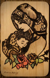 Handmade Pyrography (Wood Burned) And Carved Artwork