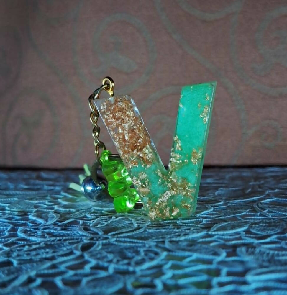 Gilded Charm Keychain