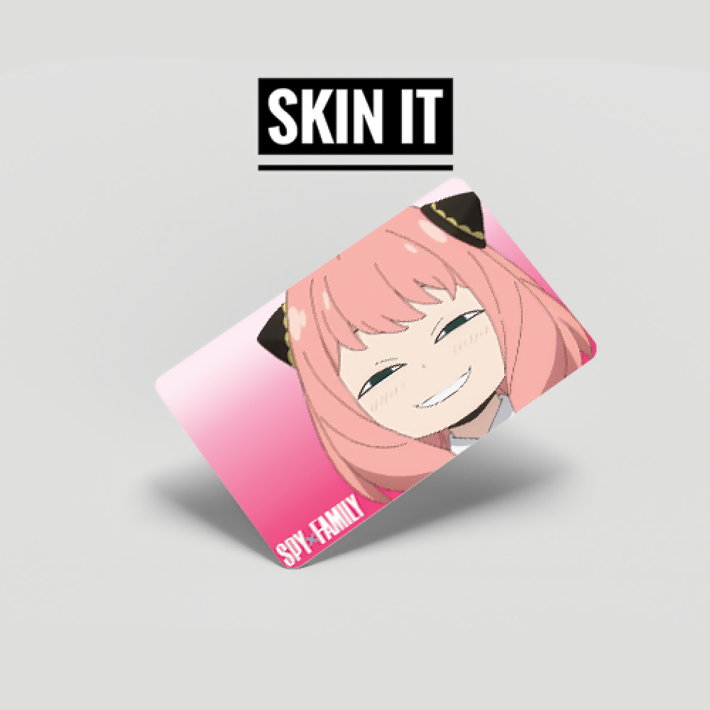 Anime SpyXFam Logo atm card sticker