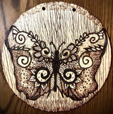 Handmade Pyrography “Wood Burned” & Carved Wall Decor