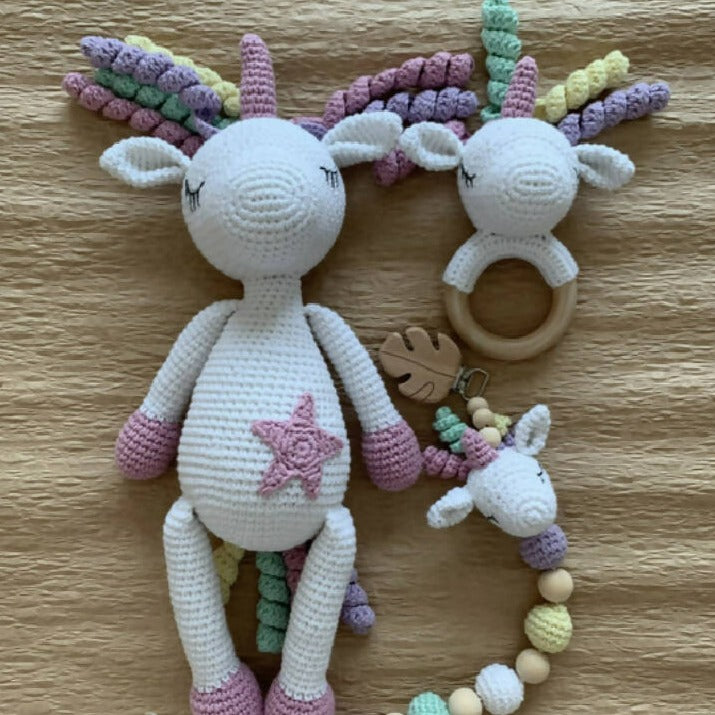 Unicorn set of 3 Mimmy Designs