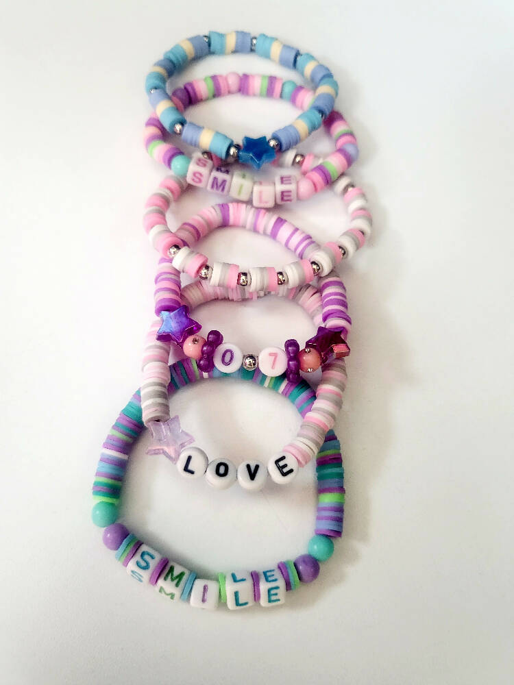 polymer bead bracelet