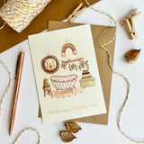 'Welcome Little One' Postcard | Greeting Cards | ORION STUDIO