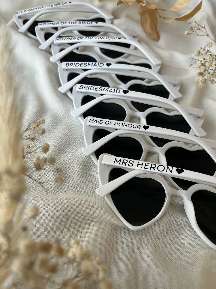 Bridal - Heart Sunglasses