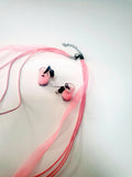 Neckalce and earrings Bubble tea