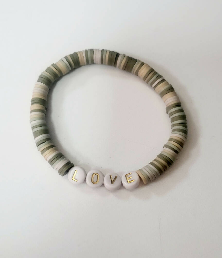 polymer bead bracelet