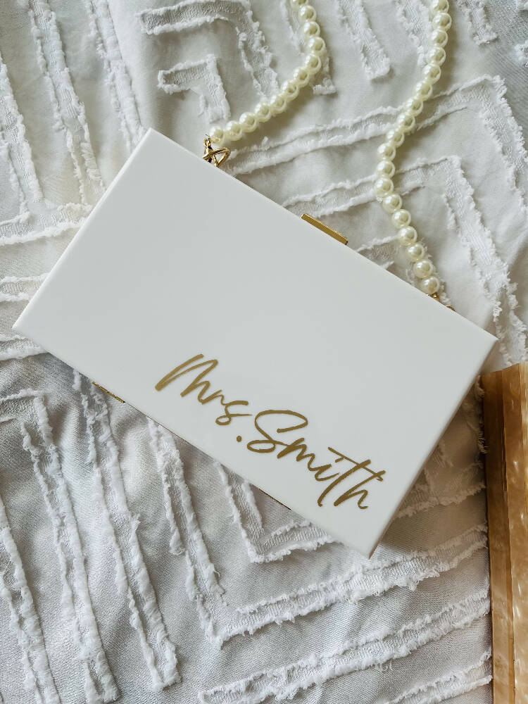 Bridal - Clutch Bag - White