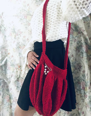 Red Bucket Bag