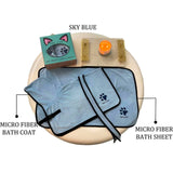 2 pieces Bath Robe set Comprising Of Drying Coat and Bath Sheet