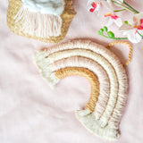 Strawberry Caramel Macrame Rainbow