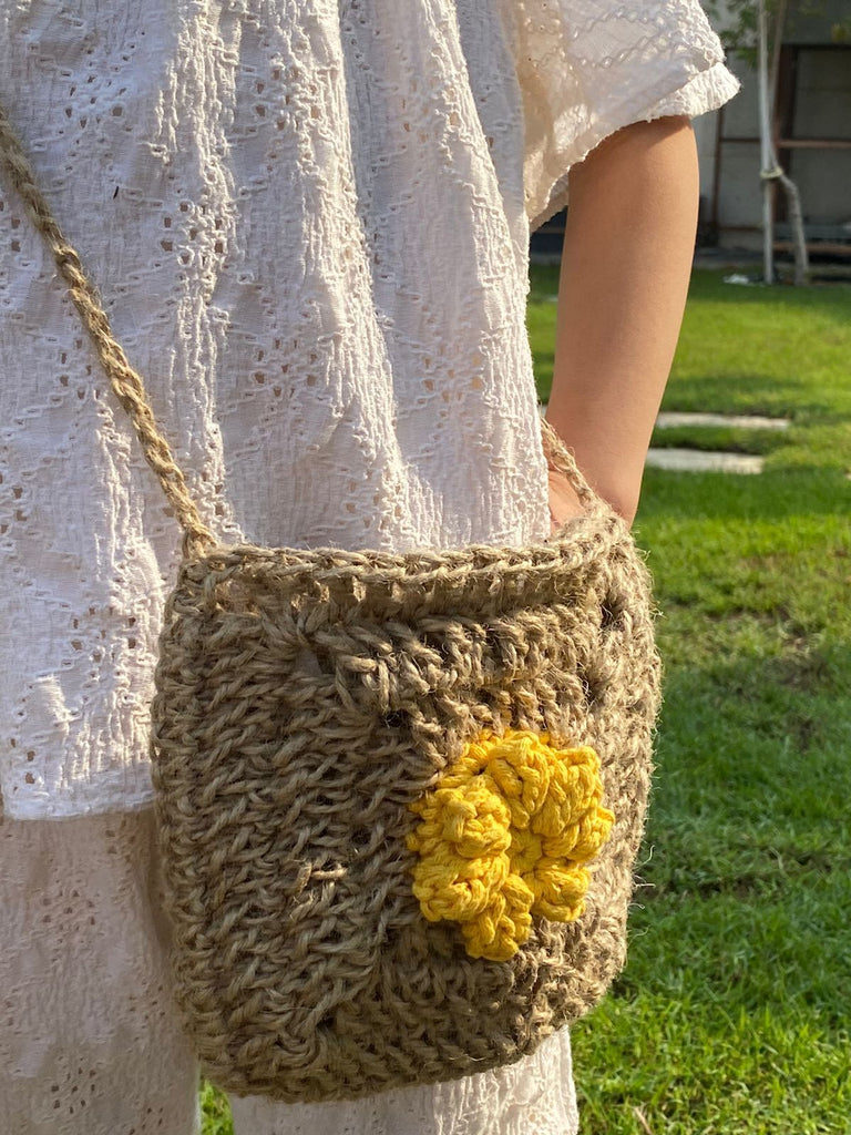straw crochet bag for girls