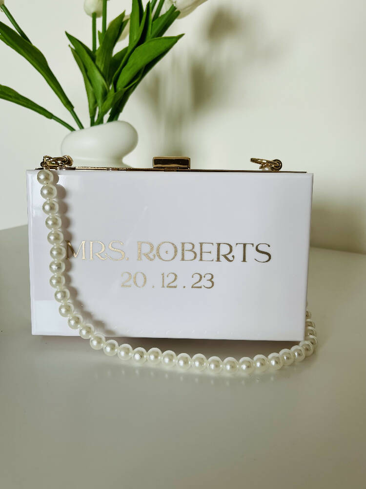 Bridal - Clutch Bag - White