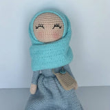 Hijabi Blue Pink Doll Chrochet Mimmy Designs