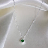 Cubic Zirconia Round Necklace