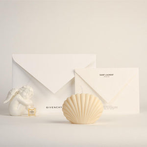 Seashell candle