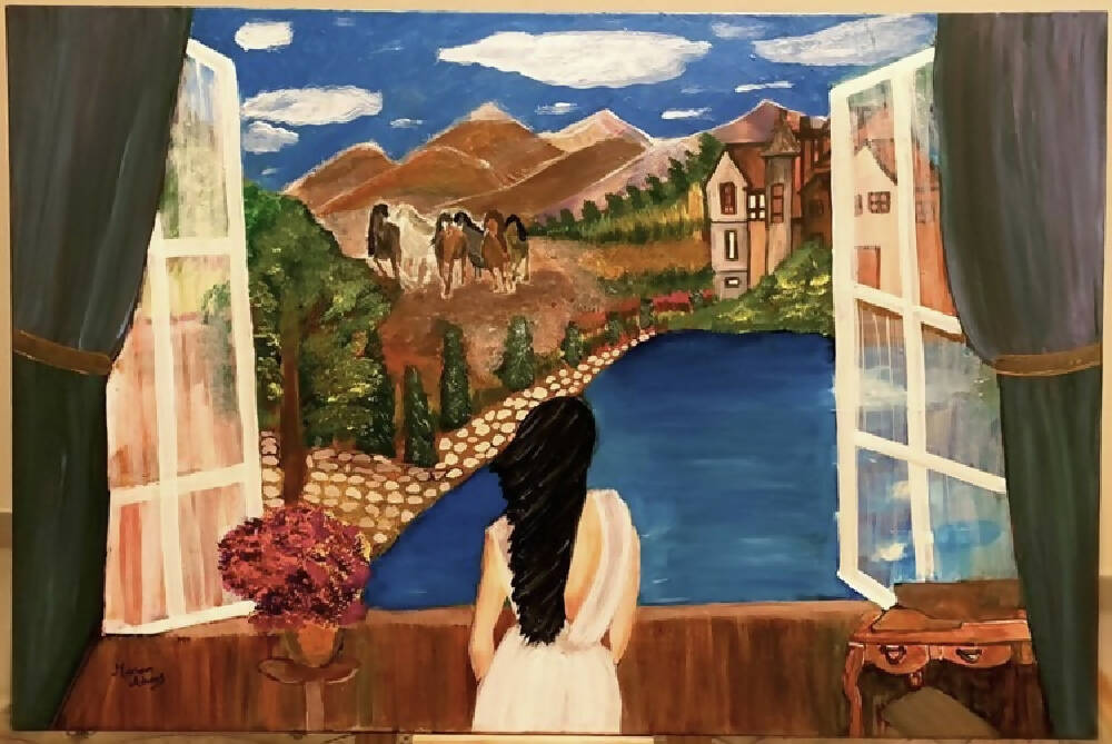 Handmade Canvas Painting (NOT printed)