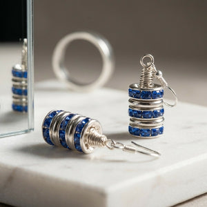 Midnight Halo Drop Earrings