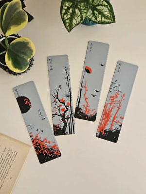 Red Blossom Bookmark