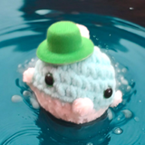 Toy crochet Dapper dolphin