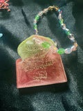 Islamic Resin Car Hanging – Dua Decor (Handmade)